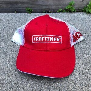 ACE Craftsman Trucker Hat Men's Red Adjustable Cap​​​​​​